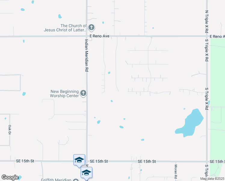 map of restaurants, bars, coffee shops, grocery stores, and more near in Choctaw