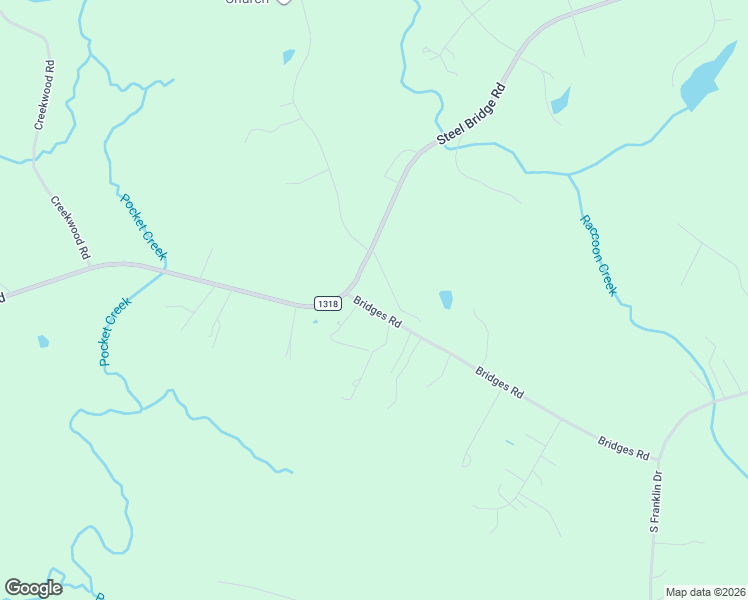 map of restaurants, bars, coffee shops, grocery stores, and more near 796 Bridges Road in Sanford