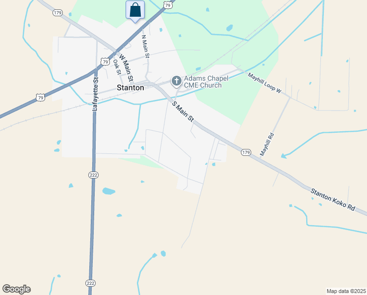 map of restaurants, bars, coffee shops, grocery stores, and more near 113 Hillcrest Street in Stanton