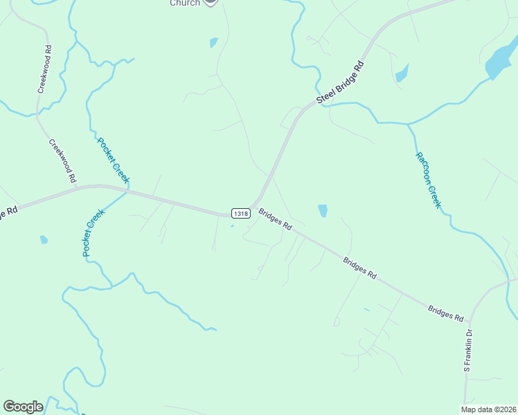 map of restaurants, bars, coffee shops, grocery stores, and more near 796 Bridges Road in Sanford