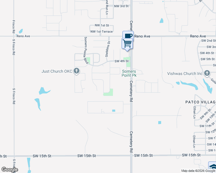 map of restaurants, bars, coffee shops, grocery stores, and more near 716 Scully Road in Yukon