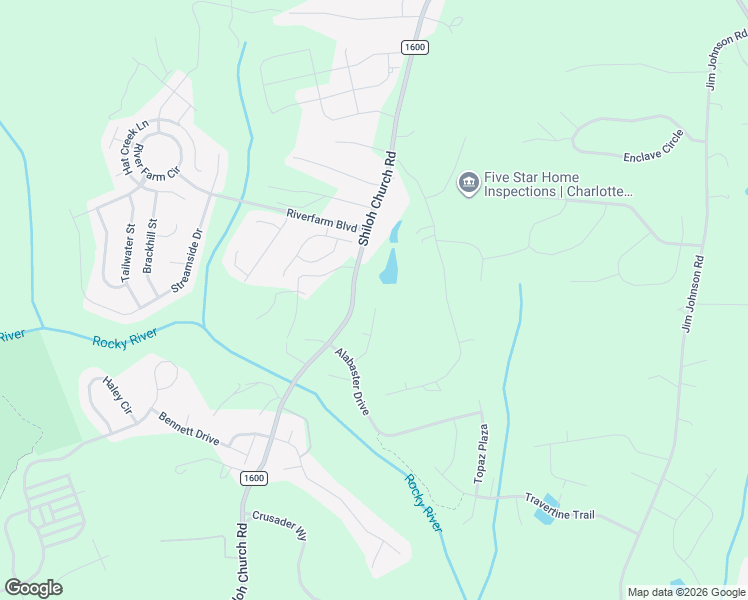 map of restaurants, bars, coffee shops, grocery stores, and more near 3299 Basalt Place in Davidson