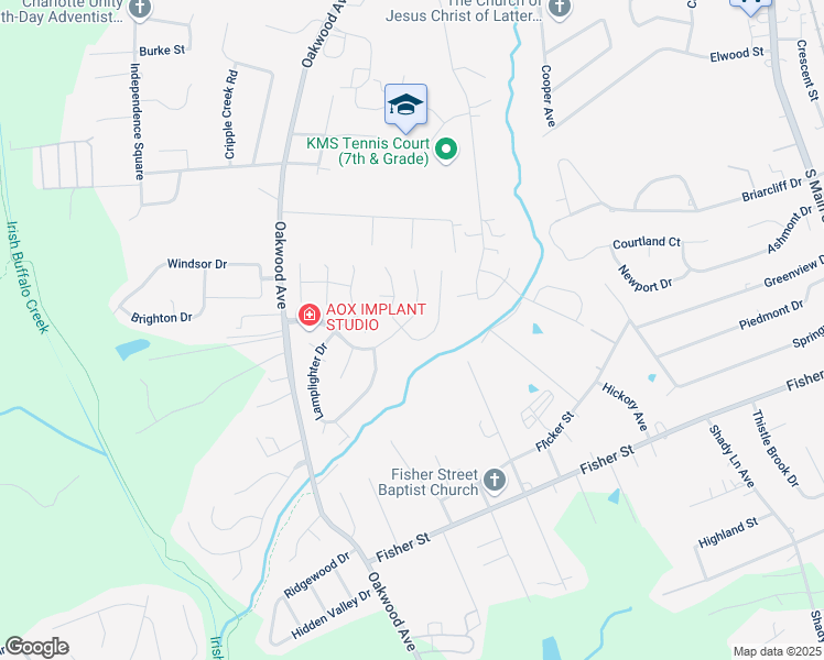 map of restaurants, bars, coffee shops, grocery stores, and more near 849 Lantern Way in Kannapolis