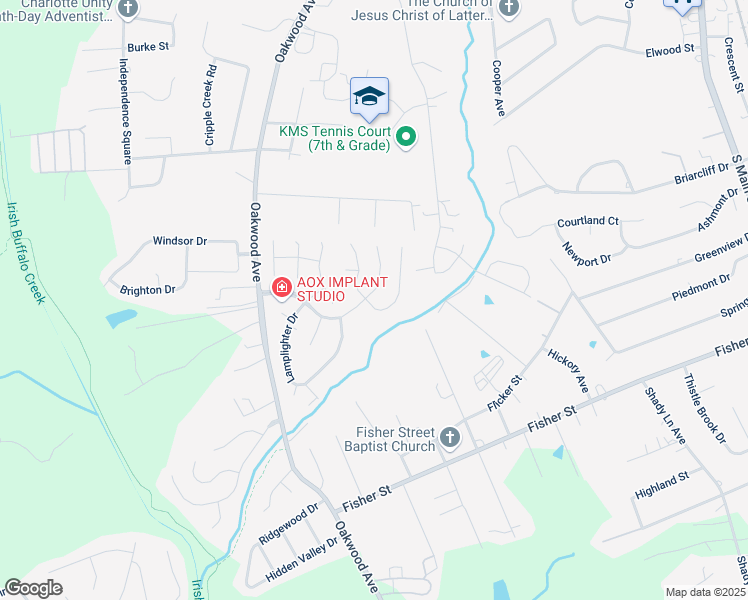 map of restaurants, bars, coffee shops, grocery stores, and more near 849 Lantern Way in Kannapolis