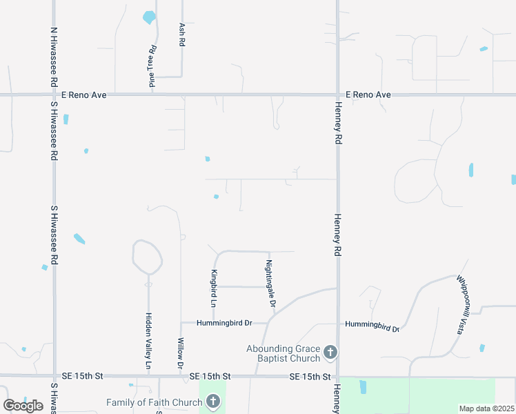 map of restaurants, bars, coffee shops, grocery stores, and more near 13758 Redbud Road in Choctaw