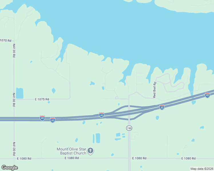 map of restaurants, bars, coffee shops, grocery stores, and more near 107387 South 4138 Road in Checotah