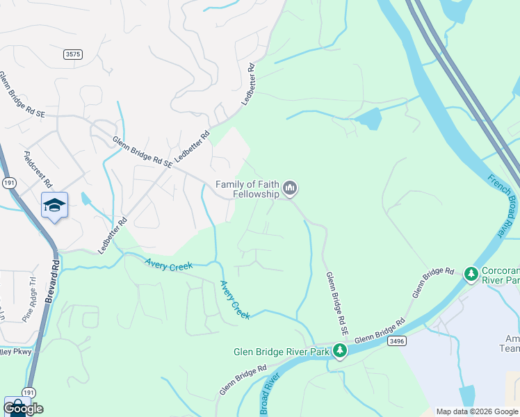 map of restaurants, bars, coffee shops, grocery stores, and more near 8 Mallard Run Drive in Buncombe County