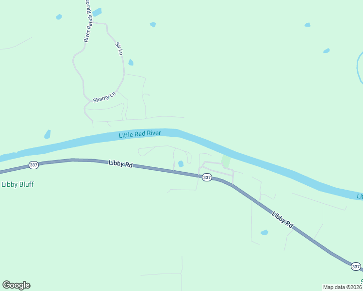 map of restaurants, bars, coffee shops, grocery stores, and more near 9 Rivers Edge Cove in Heber Springs