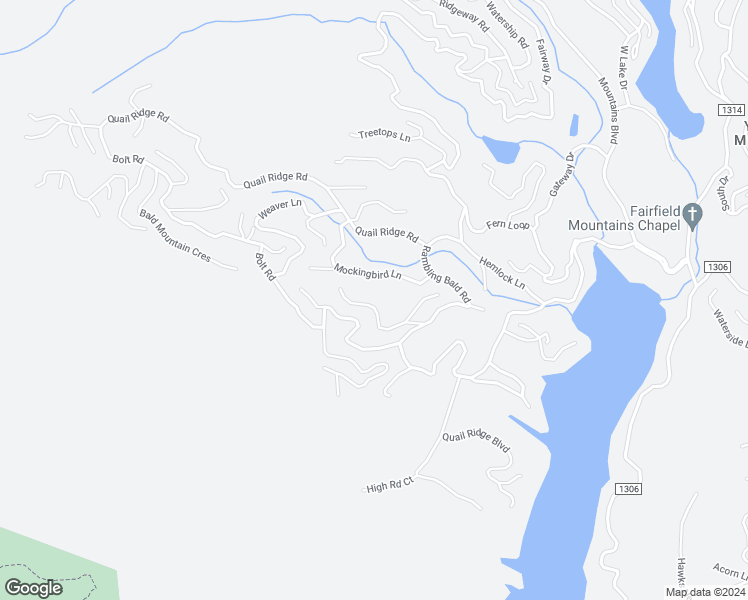 map of restaurants, bars, coffee shops, grocery stores, and more near 179 Rock Spring Road in Lake Lure