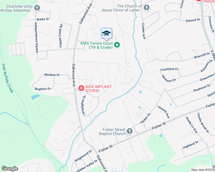 map of restaurants, bars, coffee shops, grocery stores, and more near 828 Lantern Way in Kannapolis