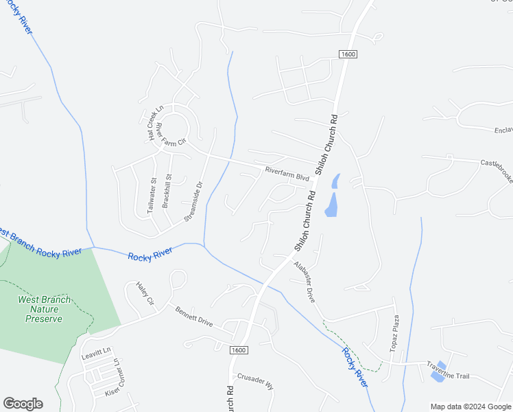 map of restaurants, bars, coffee shops, grocery stores, and more near 10838 Traders Court in Davidson
