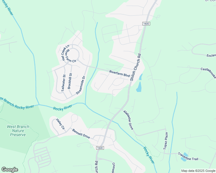 map of restaurants, bars, coffee shops, grocery stores, and more near 10834 Traders Court in Davidson
