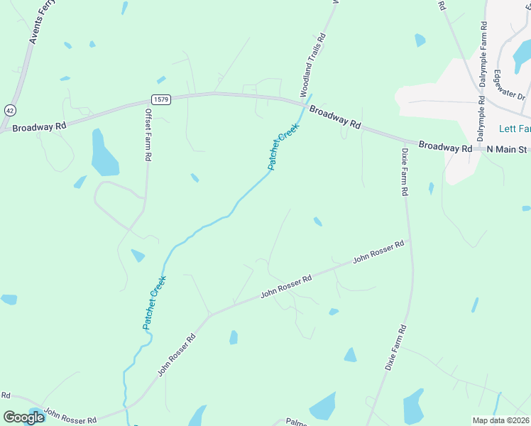 map of restaurants, bars, coffee shops, grocery stores, and more near 351 Patchetts Creek Lane in Sanford