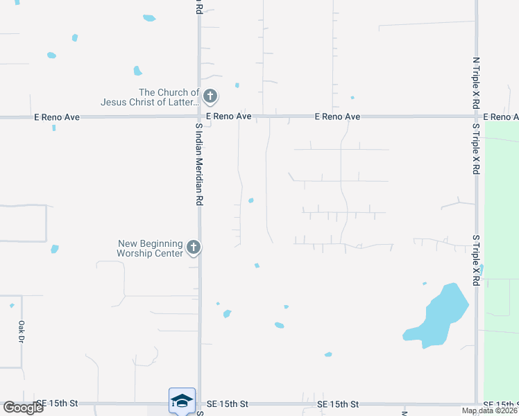 map of restaurants, bars, coffee shops, grocery stores, and more near 863 South Carolyn Drive in Choctaw