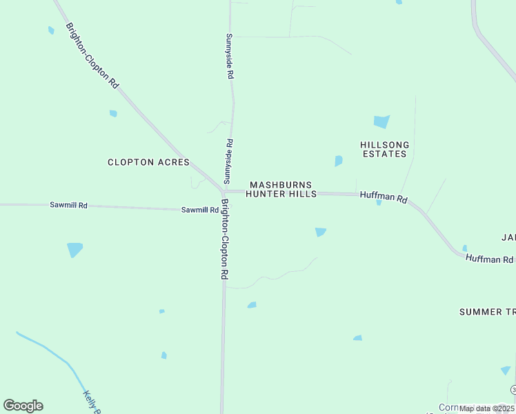 map of restaurants, bars, coffee shops, grocery stores, and more near 981 Huffman Road in Brighton