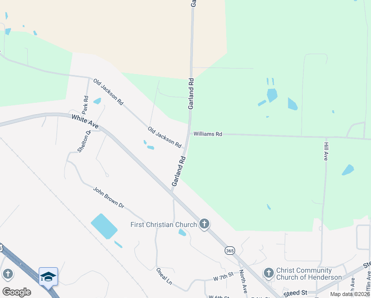 map of restaurants, bars, coffee shops, grocery stores, and more near 226 Garland Road in Henderson