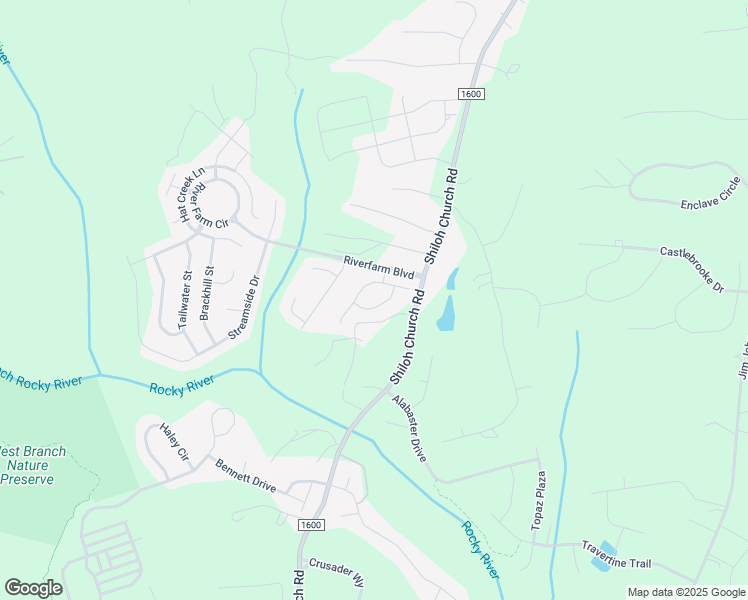 map of restaurants, bars, coffee shops, grocery stores, and more near 3424 Market View Drive in Davidson