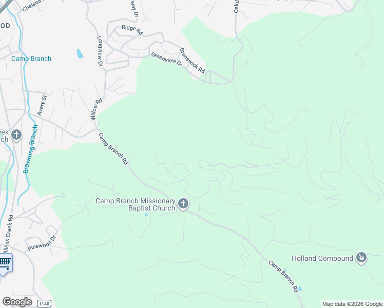 map of restaurants, bars, coffee shops, grocery stores, and more near 52 Honeysuckle Drive in Waynesville