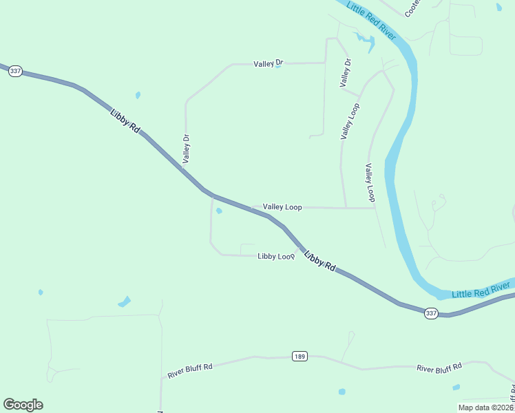 map of restaurants, bars, coffee shops, grocery stores, and more near 453 Valley Loop in Heber Springs
