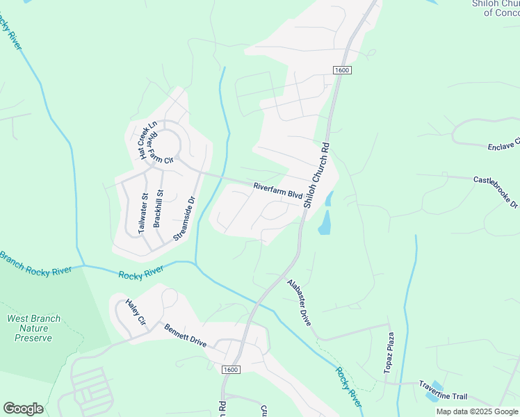 map of restaurants, bars, coffee shops, grocery stores, and more near 10814 Traders Court in Davidson