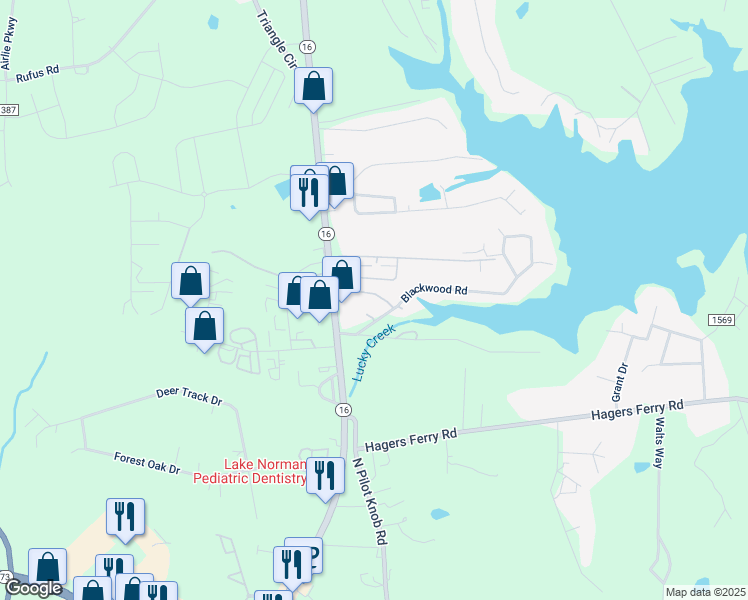 map of restaurants, bars, coffee shops, grocery stores, and more near 7788 Clover Lane in Denver