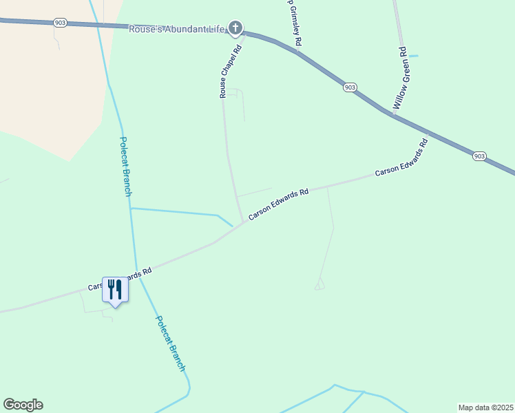 map of restaurants, bars, coffee shops, grocery stores, and more near 676 Carson Edwards Road in Ayden