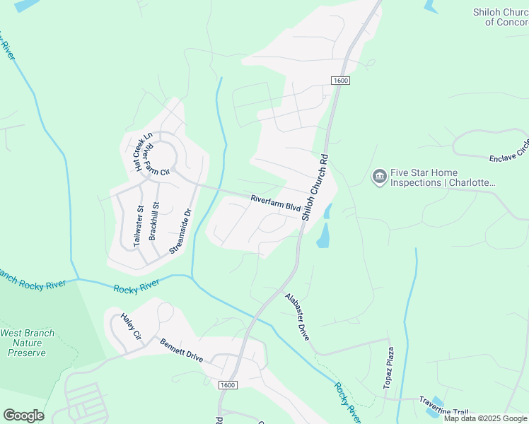 map of restaurants, bars, coffee shops, grocery stores, and more near 10798 Traders Court in Davidson
