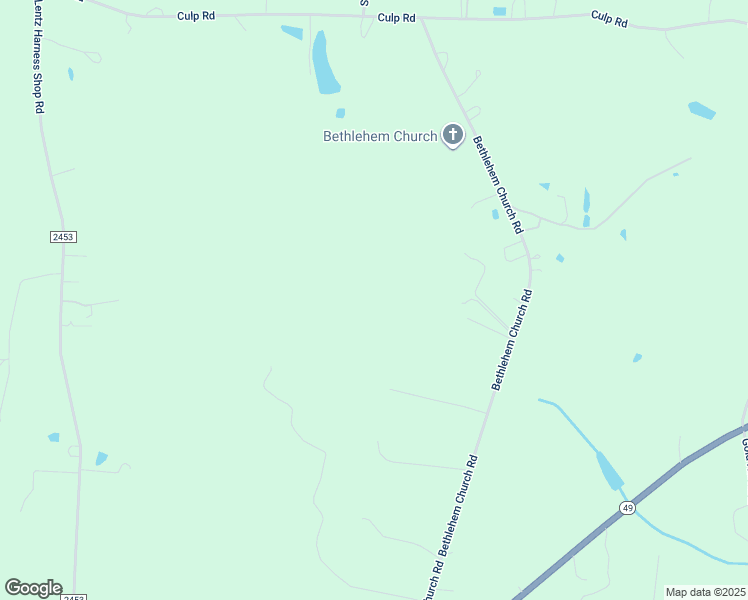 map of restaurants, bars, coffee shops, grocery stores, and more near 2845 Bethlehem Church Road in Gold Hill
