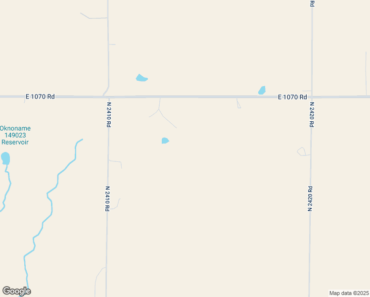 map of restaurants, bars, coffee shops, grocery stores, and more near 24126 East 1070 Road in Weatherford