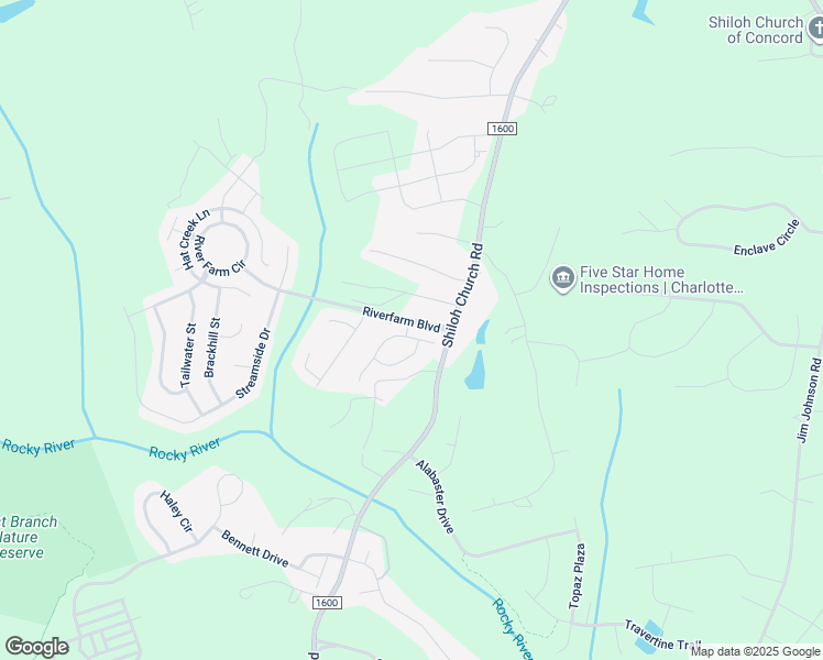 map of restaurants, bars, coffee shops, grocery stores, and more near 10774 Traders Court in Davidson