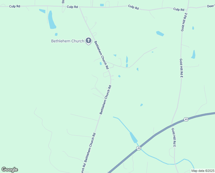 map of restaurants, bars, coffee shops, grocery stores, and more near 3079 Bethlehem Church Road in Gold Hill