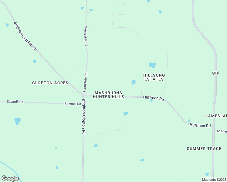 map of restaurants, bars, coffee shops, grocery stores, and more near 858 Huffman Road in Brighton