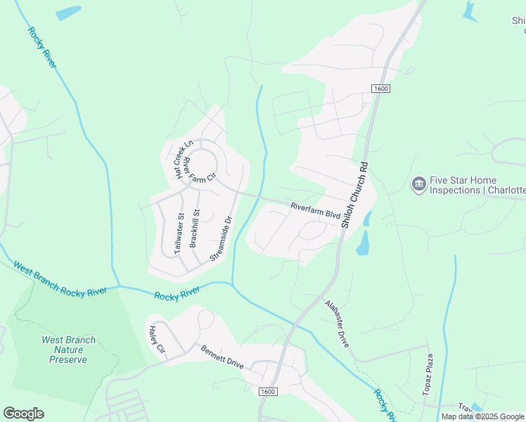 map of restaurants, bars, coffee shops, grocery stores, and more near 10822 Peddlers Court in Davidson