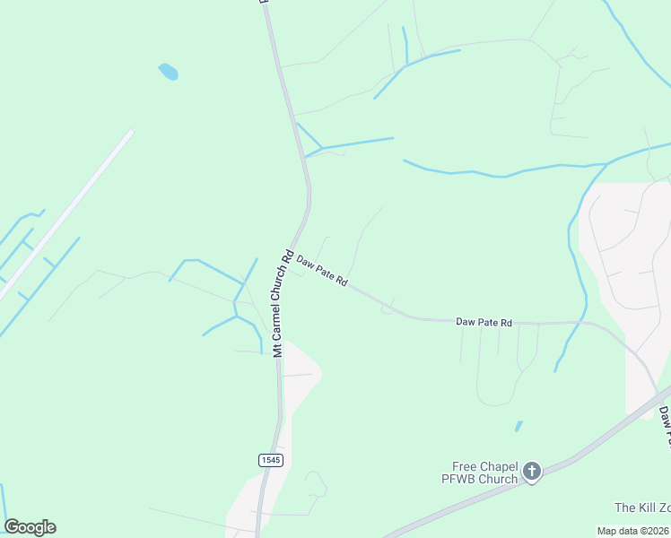 map of restaurants, bars, coffee shops, grocery stores, and more near 1246 Daw Pate Road in Goldsboro