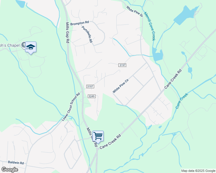 map of restaurants, bars, coffee shops, grocery stores, and more near 139 Allen Drive in Fletcher