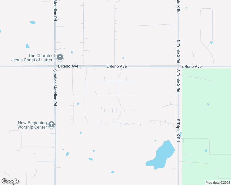 map of restaurants, bars, coffee shops, grocery stores, and more near 16441 Roserock Circle in Choctaw