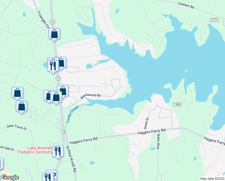 map of restaurants, bars, coffee shops, grocery stores, and more near 8112 Blackwood Road in Denver