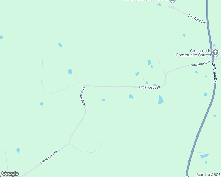 map of restaurants, bars, coffee shops, grocery stores, and more near 485 Crossroads West in Quitman
