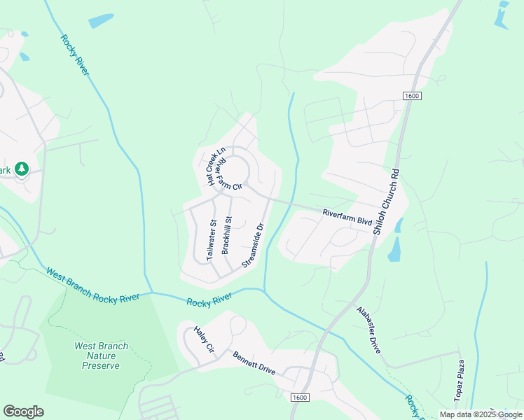 map of restaurants, bars, coffee shops, grocery stores, and more near 3385 Streamside Drive in Davidson