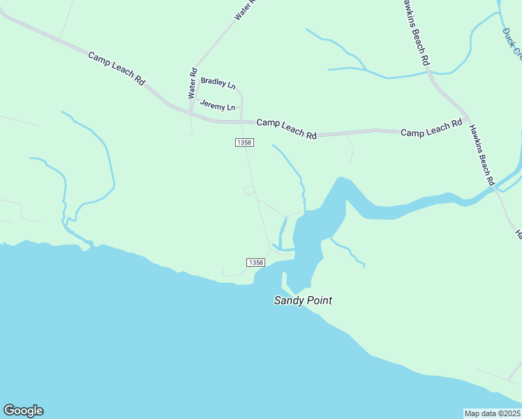 map of restaurants, bars, coffee shops, grocery stores, and more near 319 Fishing Duck in Beaufort