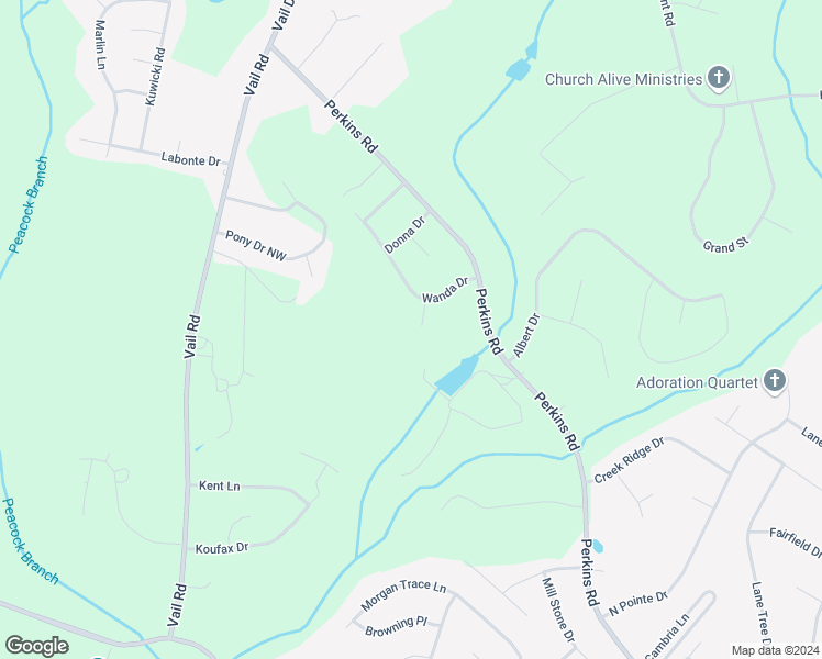 map of restaurants, bars, coffee shops, grocery stores, and more near 107 Sparrow Court in Pikeville