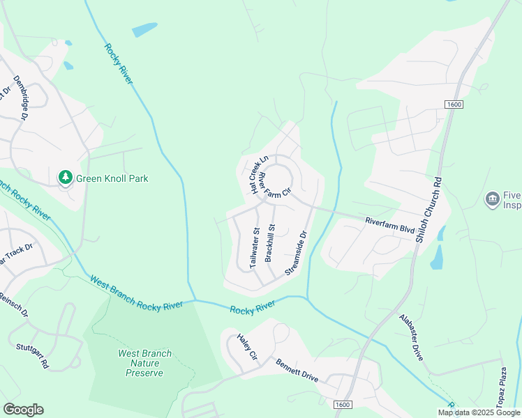 map of restaurants, bars, coffee shops, grocery stores, and more near 3380 Linetender Drive in Davidson