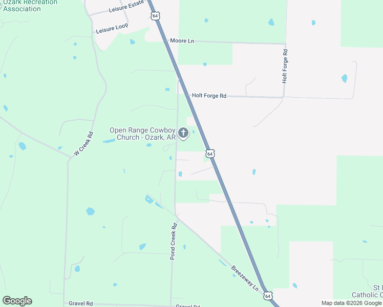 map of restaurants, bars, coffee shops, grocery stores, and more near 5905 U.S. 64 in Ozark