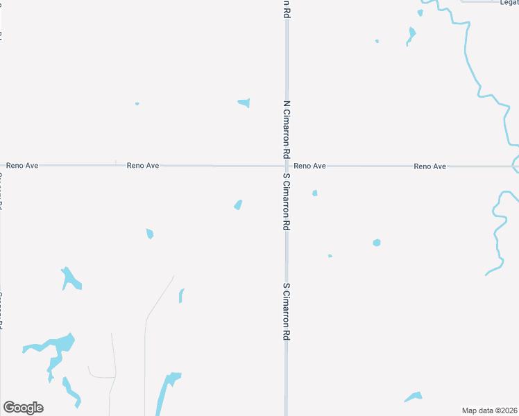 map of restaurants, bars, coffee shops, grocery stores, and more near 401 South Cimarron Road in Yukon