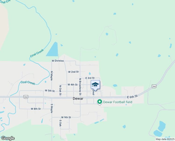 map of restaurants, bars, coffee shops, grocery stores, and more near in Dewar