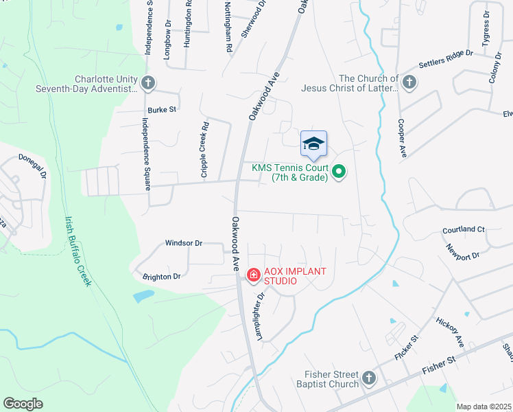 map of restaurants, bars, coffee shops, grocery stores, and more near 976 Coventry Road in Kannapolis