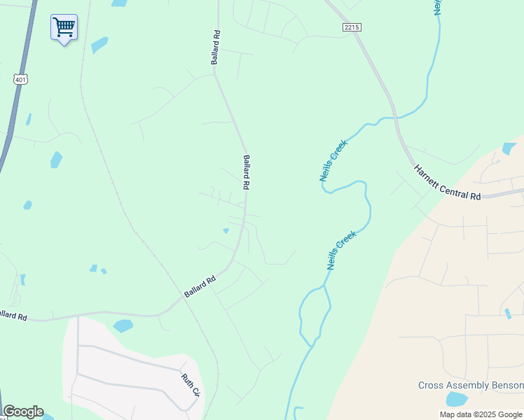 map of restaurants, bars, coffee shops, grocery stores, and more near 39 Olena Drive in Fuquay-Varina