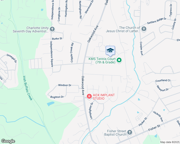 map of restaurants, bars, coffee shops, grocery stores, and more near 976 Coventry Road in Kannapolis