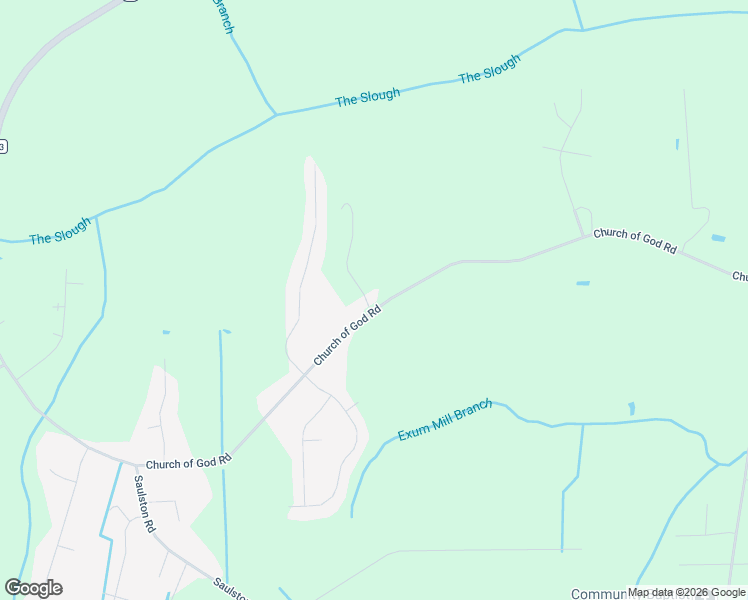 map of restaurants, bars, coffee shops, grocery stores, and more near 627 Church of God Road in Goldsboro