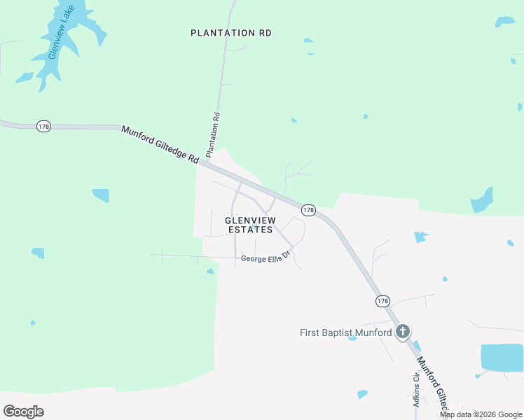 map of restaurants, bars, coffee shops, grocery stores, and more near 191 Littleton Way in Munford